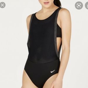 Medium Nike Mesh Black One piece Swimsuit